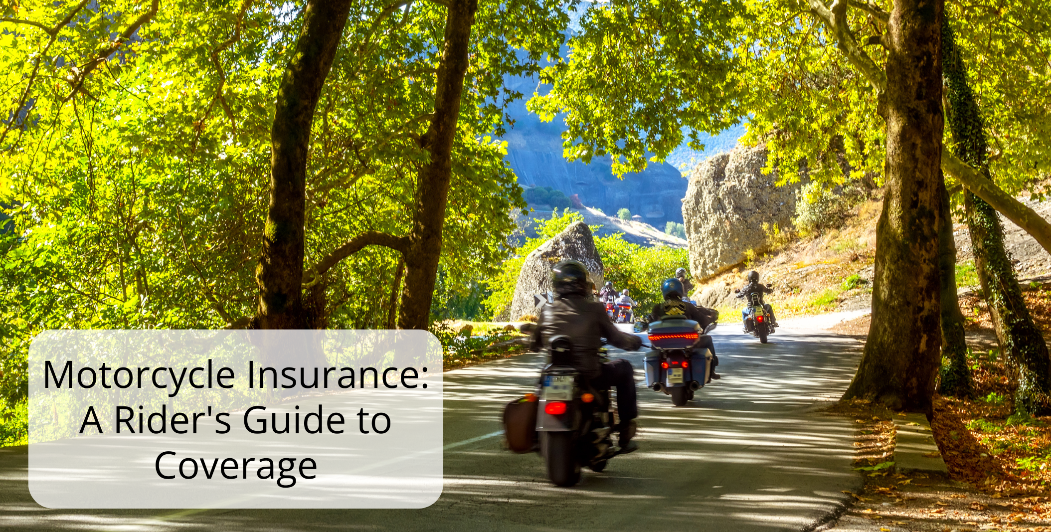 Motorcycle Insurance A Riders Guide to Coverage 1